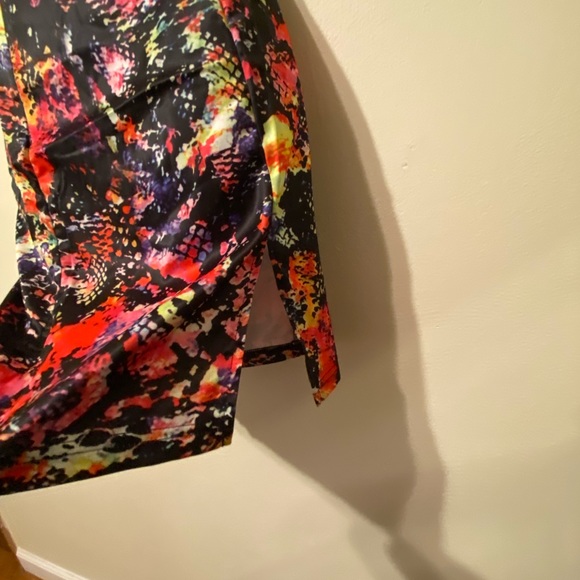 Cap Sleeve Cheongsam Style Dress NWOT - Size M - Picture 3 of 7